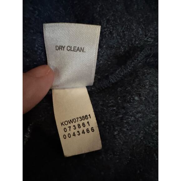 Pure Jill Blue Wool Blend Cardigan Jacket Size XL Coatigan QuietLuxury FallLayer - Picture 9 of 9